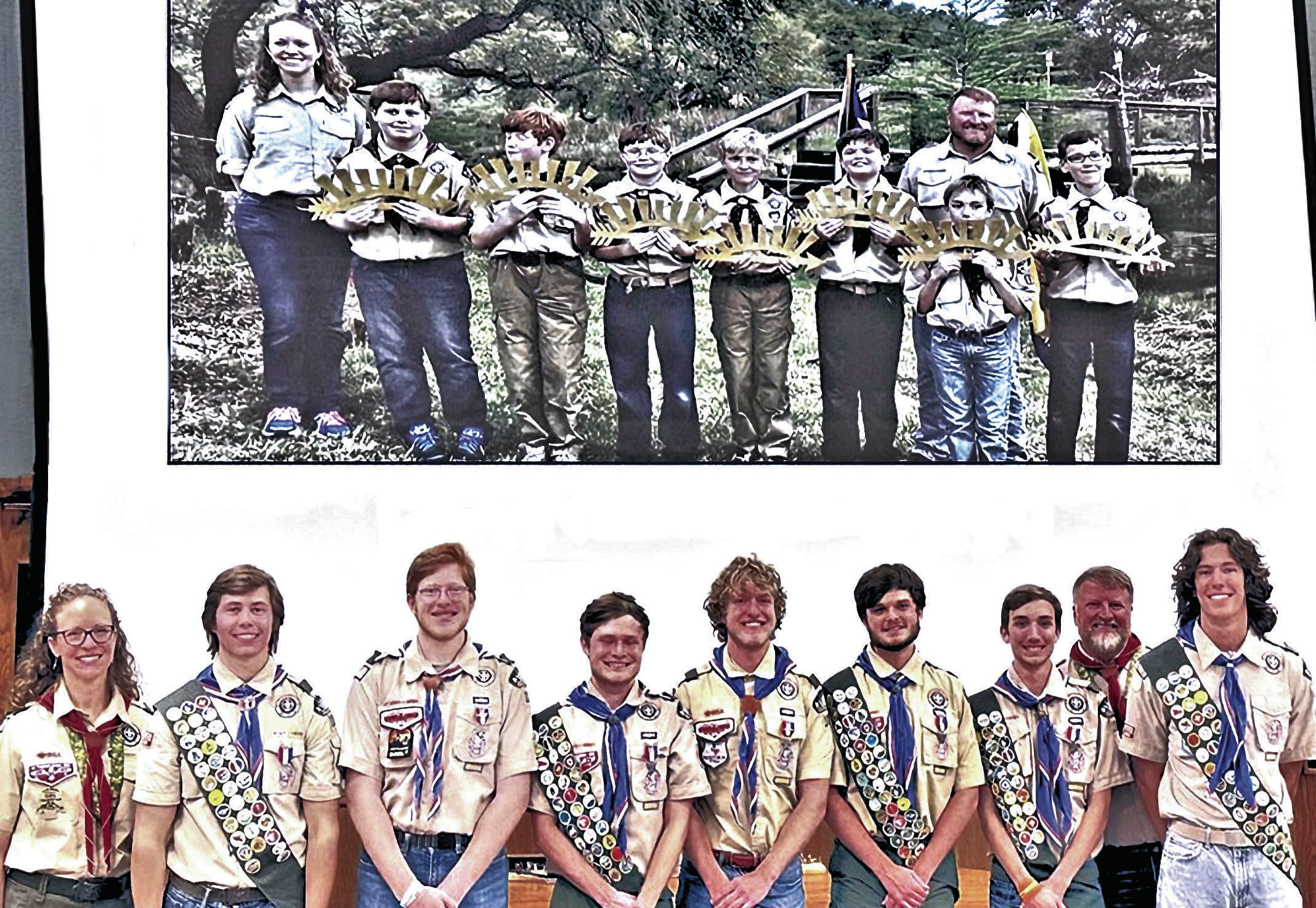 Seven Scouts Complete Cub To Eagle Journey Fredericksburg Standard